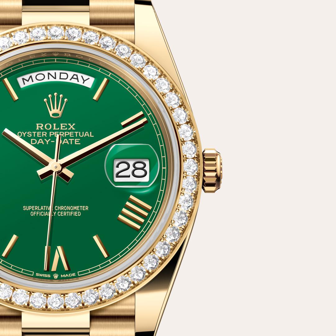 Rolex Day-Date M228348rbr0040 with Superlative Certified tag