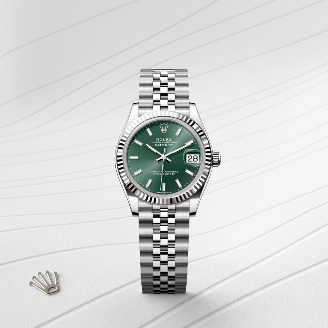 Rolex Datejust 31 M278274-0018 watch front facing