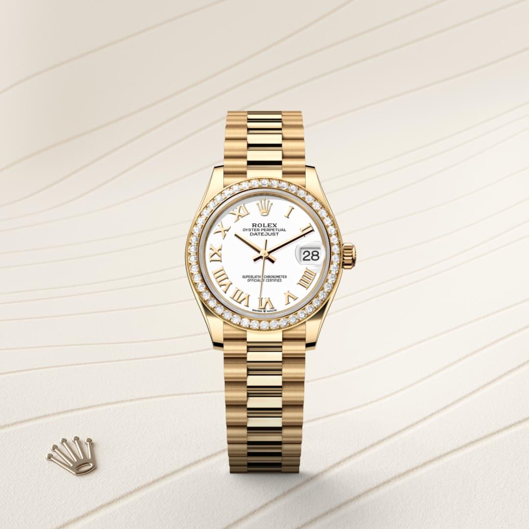 Rolex Datejust 31 M278288RBR0009 watch front facing