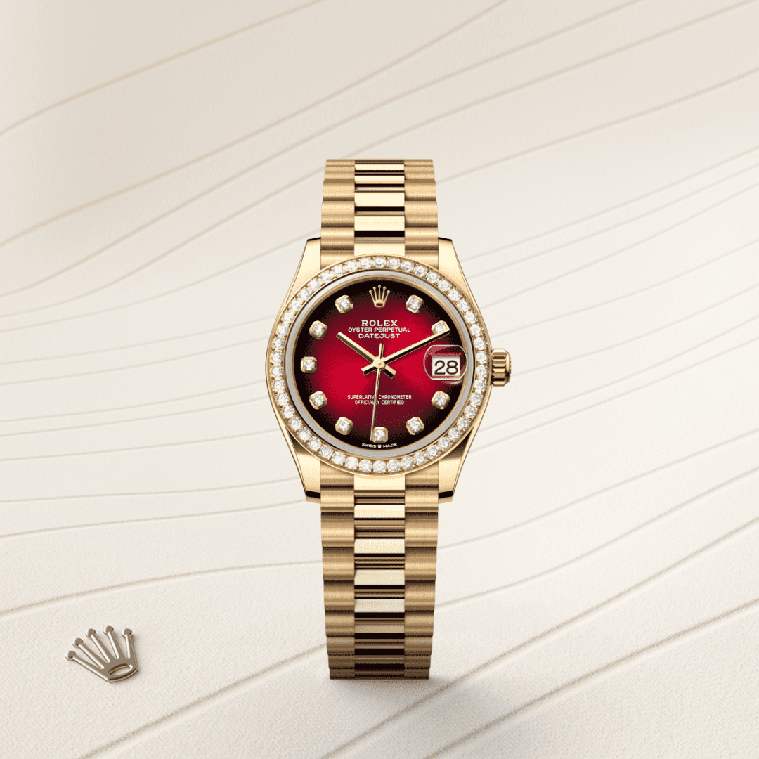 Rolex Datejust 31 M278288RBR-0041 watch front facing