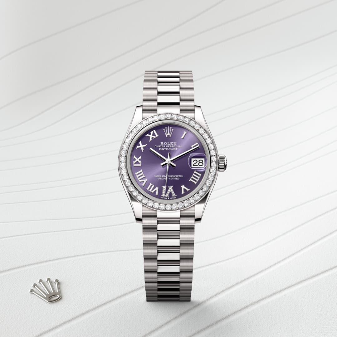 Rolex Datejust 31 M278289RBR-0019 watch front facing