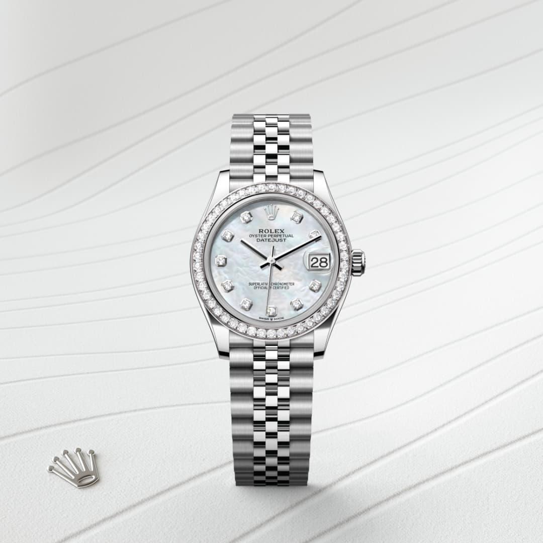 Rolex Datejust 31 M278384RBR-0008 watch front facing