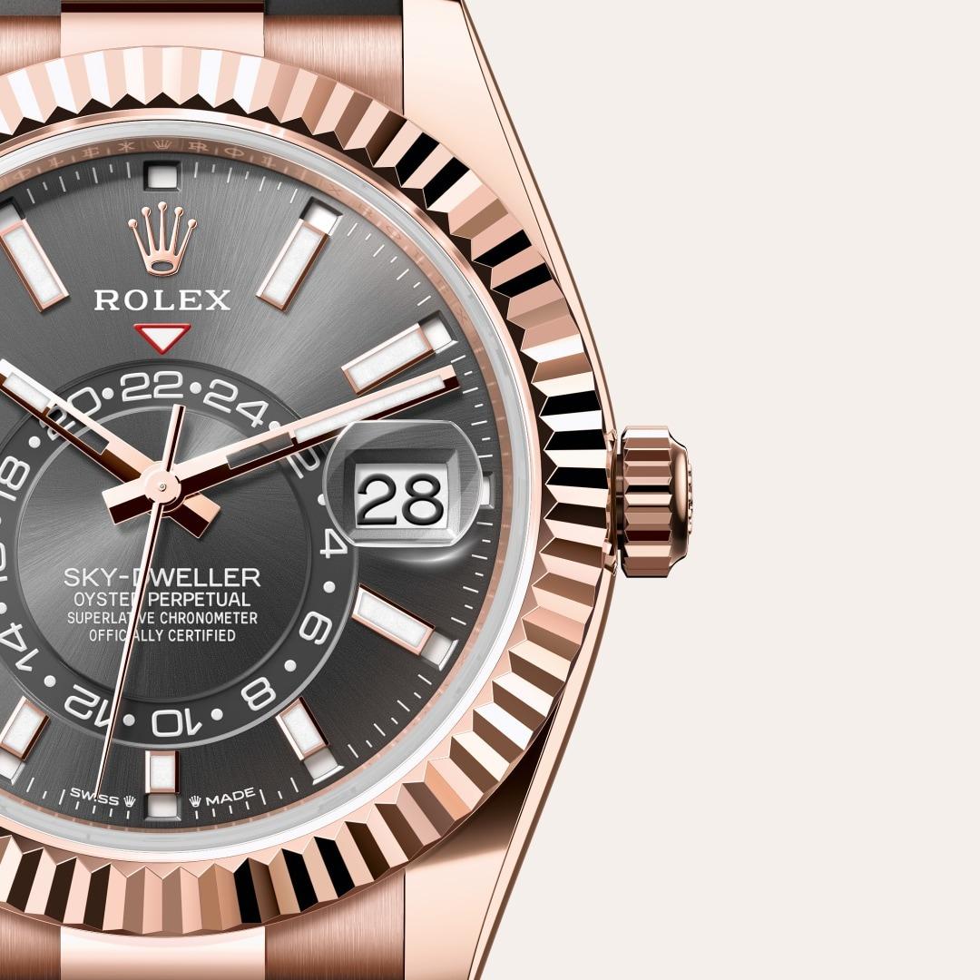 Rolex Sky-Dweller M336235-0004 with Superlative Certified tag