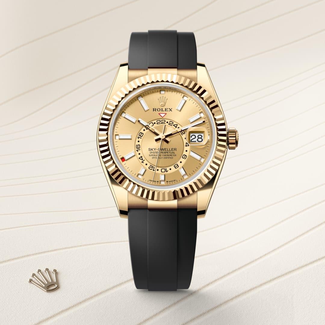 Rolex Sky-Dweller M336238-0001 watch front facing