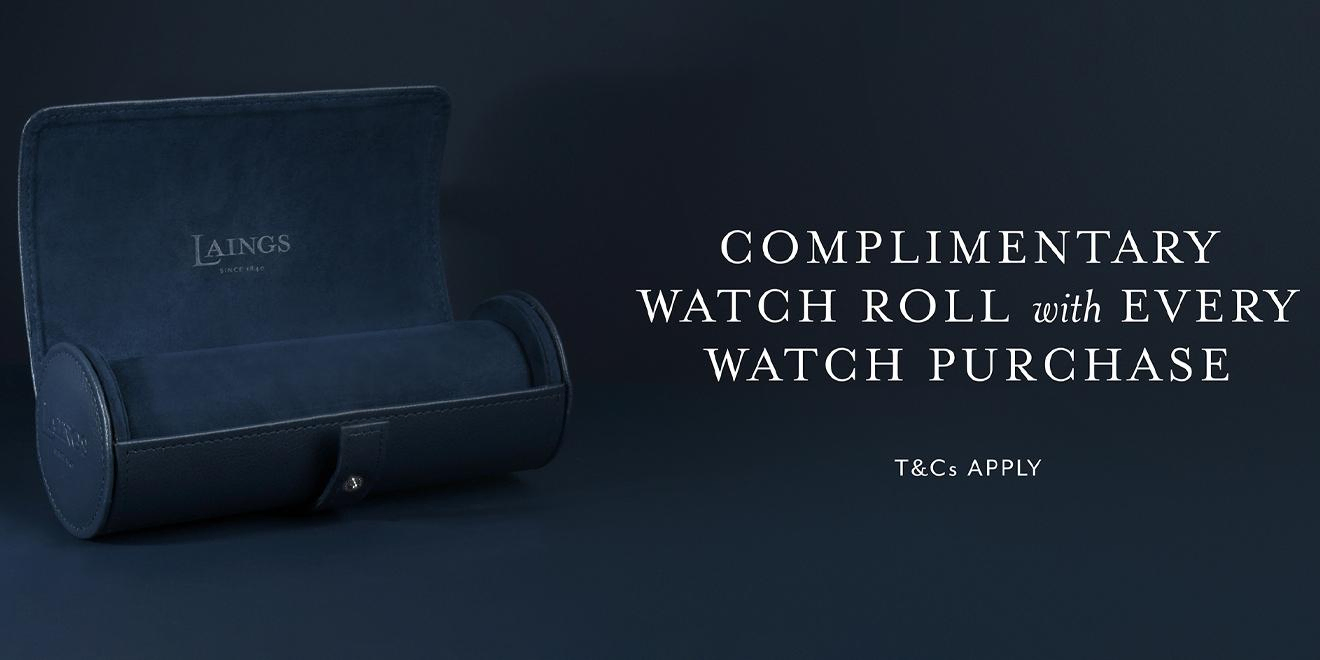 Complimentary Watch Roll with every Pre-Owned Watch