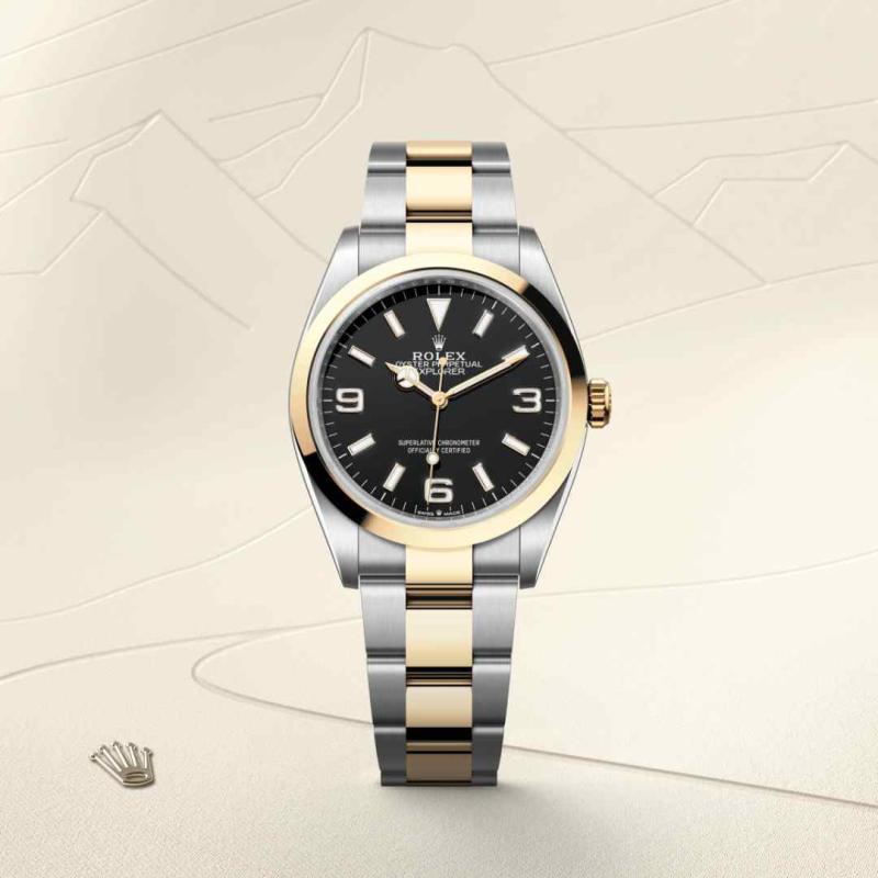 Rolex Explorer 36 M124273-0001 Watch Front Facing