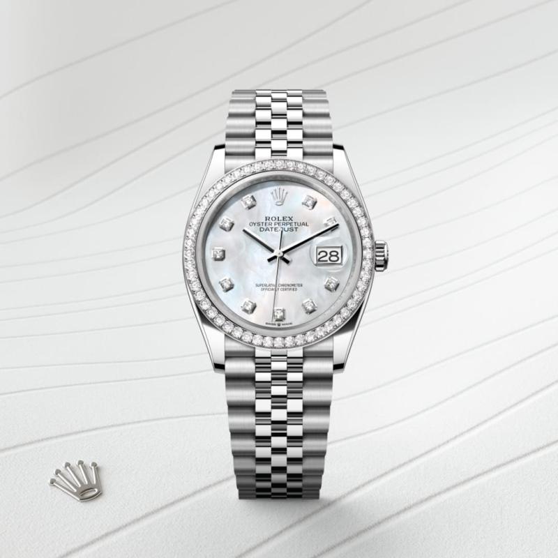 Rolex Datejust 36 M126284RBR-0011 watch front facing