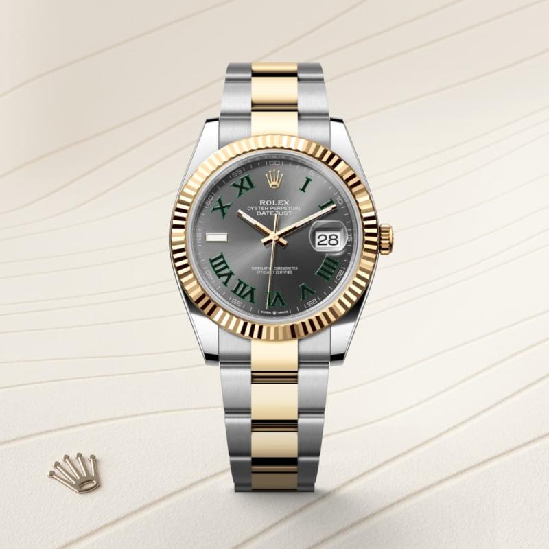 Rolex Datejust 41 M126333-0019 watch front facing