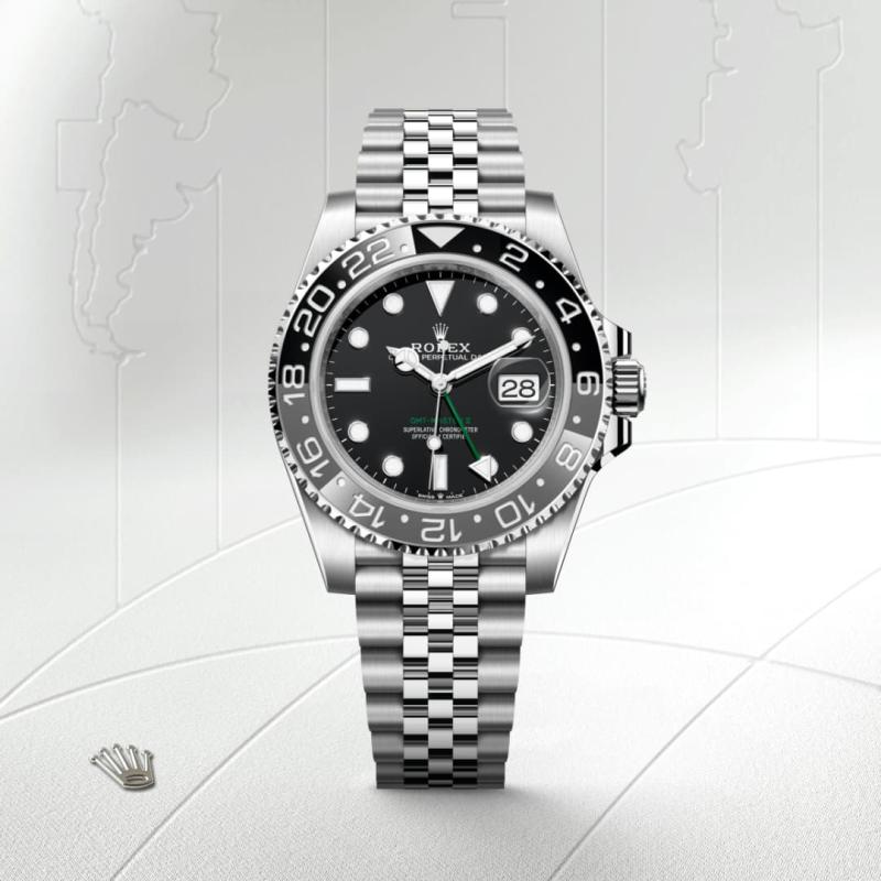 Rolex GMT-Master II M126710GRNR-0003 Watch Front Facing
