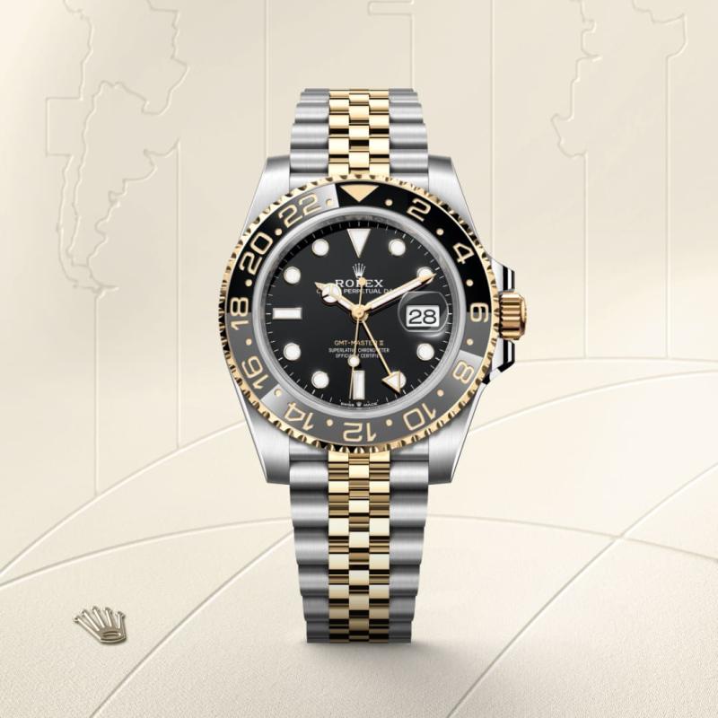 Rolex GMT-Master II M126713GRNR-0001 Watch Front Facing 