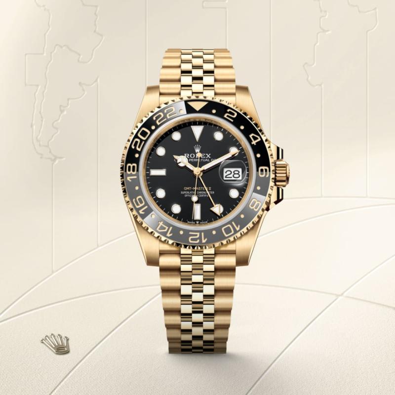 Rolex GMT-Master II M126718GRNR-0001 Watch Front Facing 