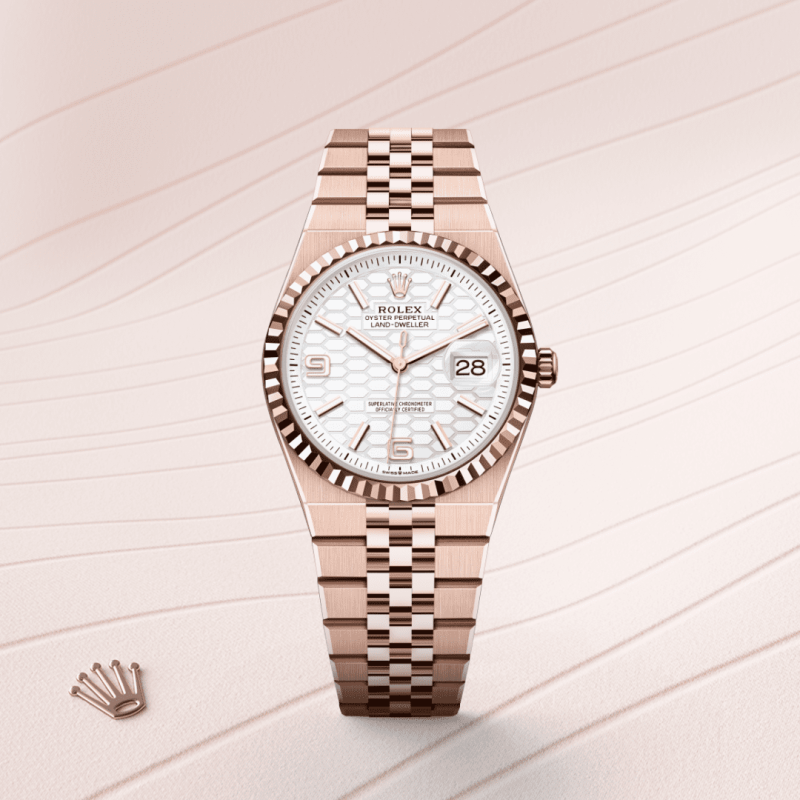 Rolex Land-Dweller M127235-0001 watch front facing