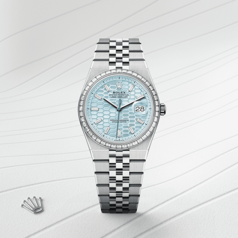 Rolex Land-Dweller M127286tbr-0001 watch front facing