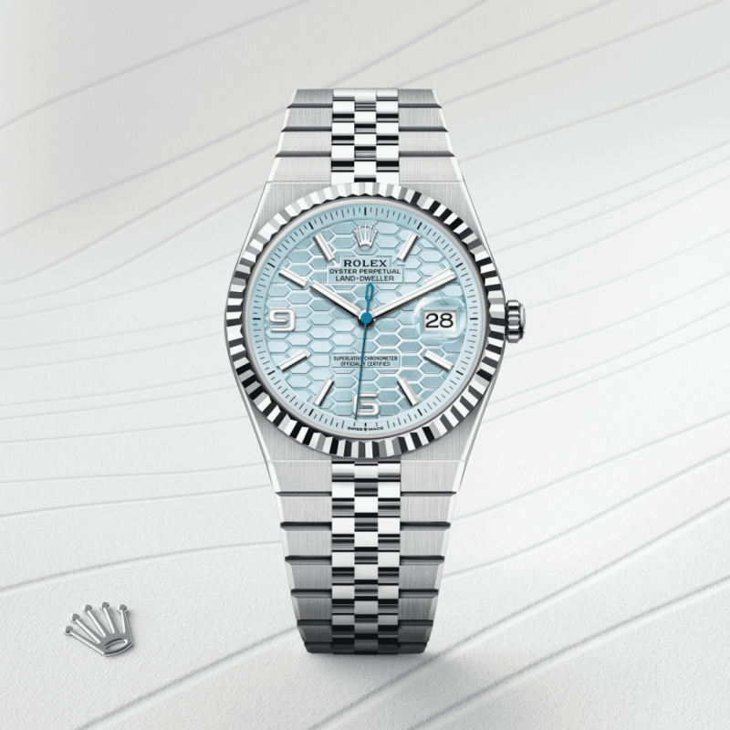 Rolex Land-Dweller M127336-0001 watch front facing