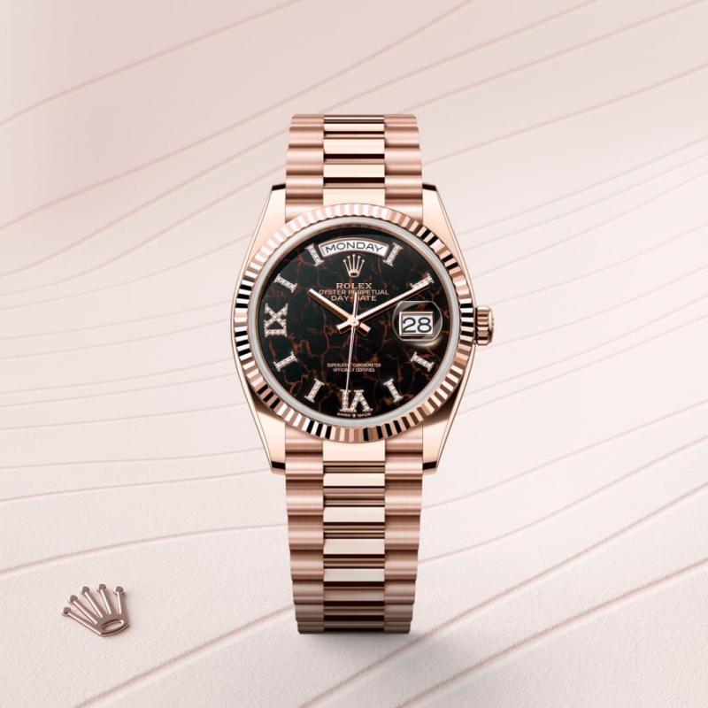 Rolex Day-Date M128235-0041 front facing