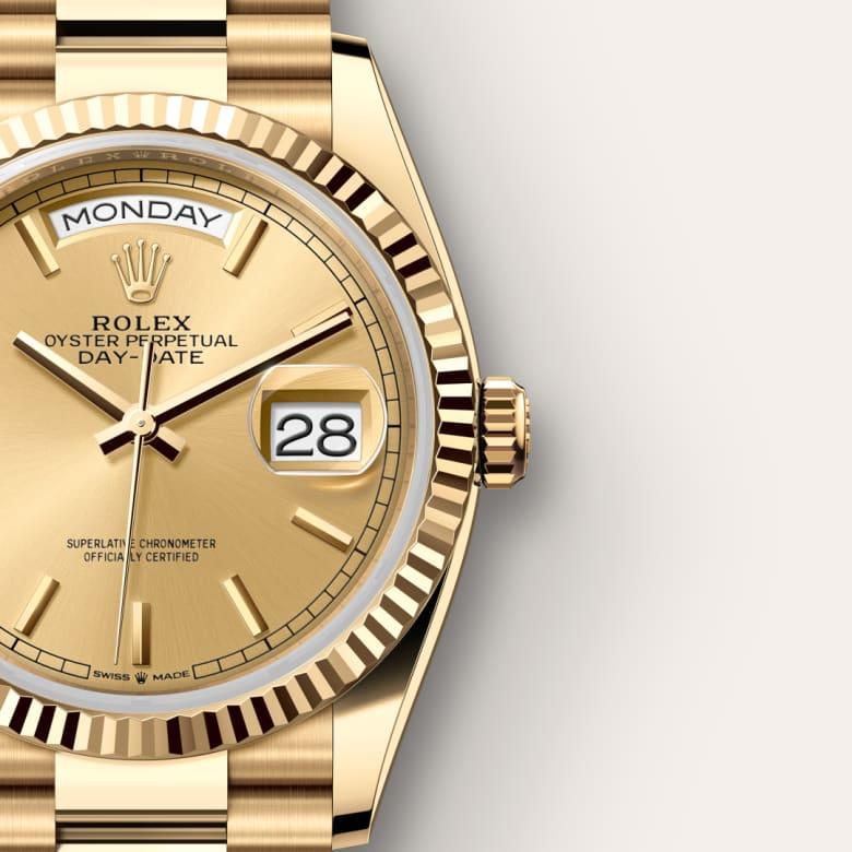 Rolex Day-Date 36 M128238-0045 with Superlative Certified tag