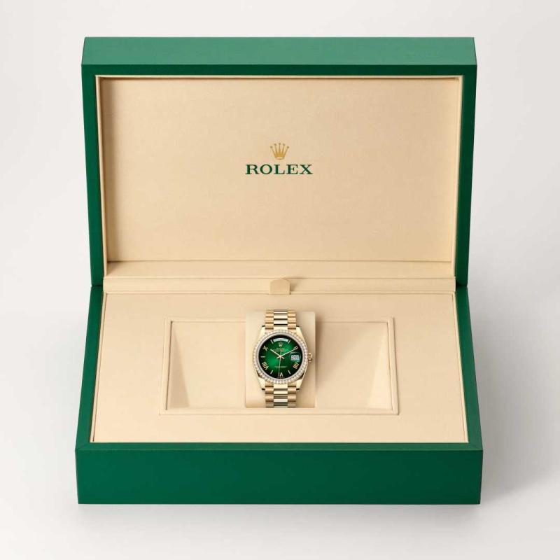 Rolex Day-Date M128348RBR-0068 in Rolex box