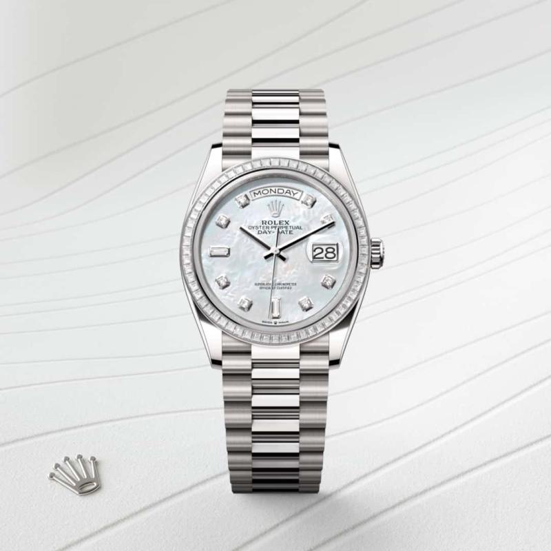 Rolex Day-Date 36 M128399TBR-0003 watch front facing