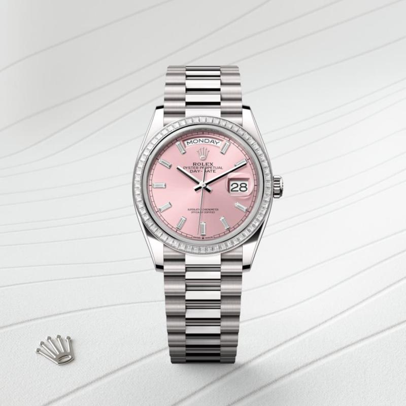 Rolex Day-Date 36 M128399TBR-0029 Watch Front Facing 