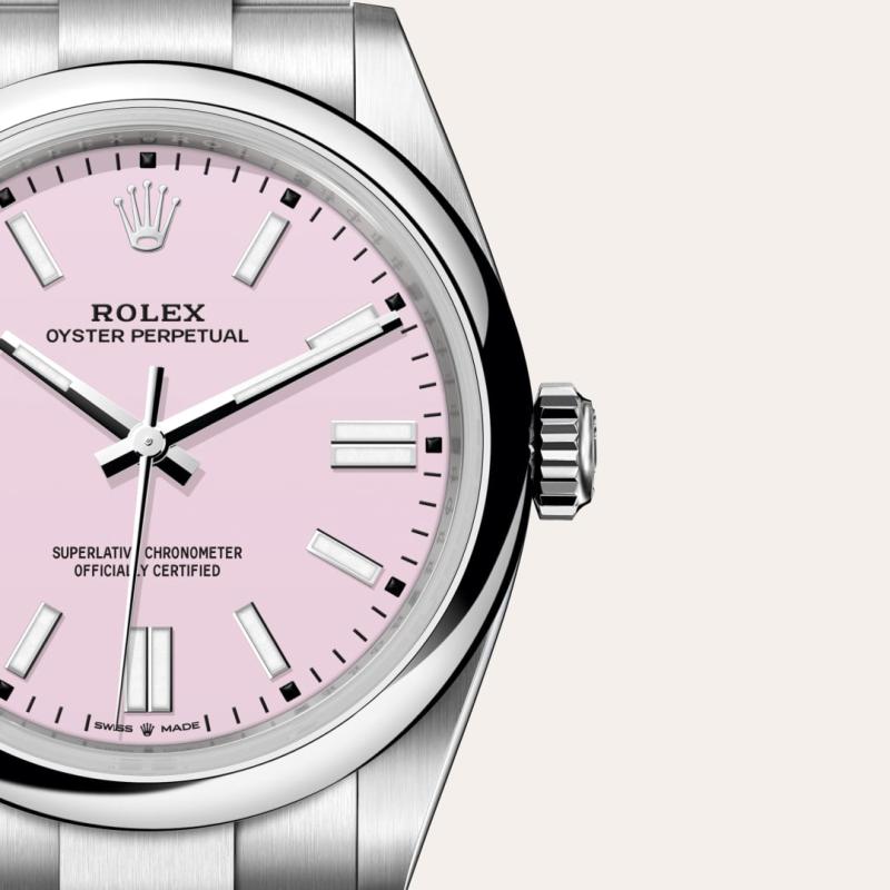 Rolex Oyster Perpetual M134300-0013 with Superlative Certified tag