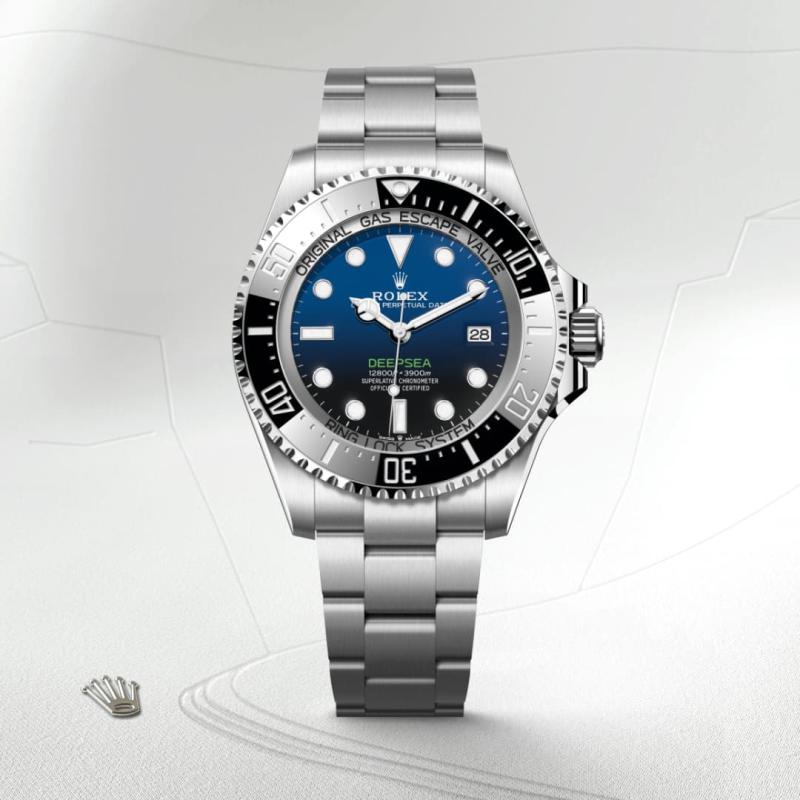 Rolex Deepsea M136660-0005 watch front facing