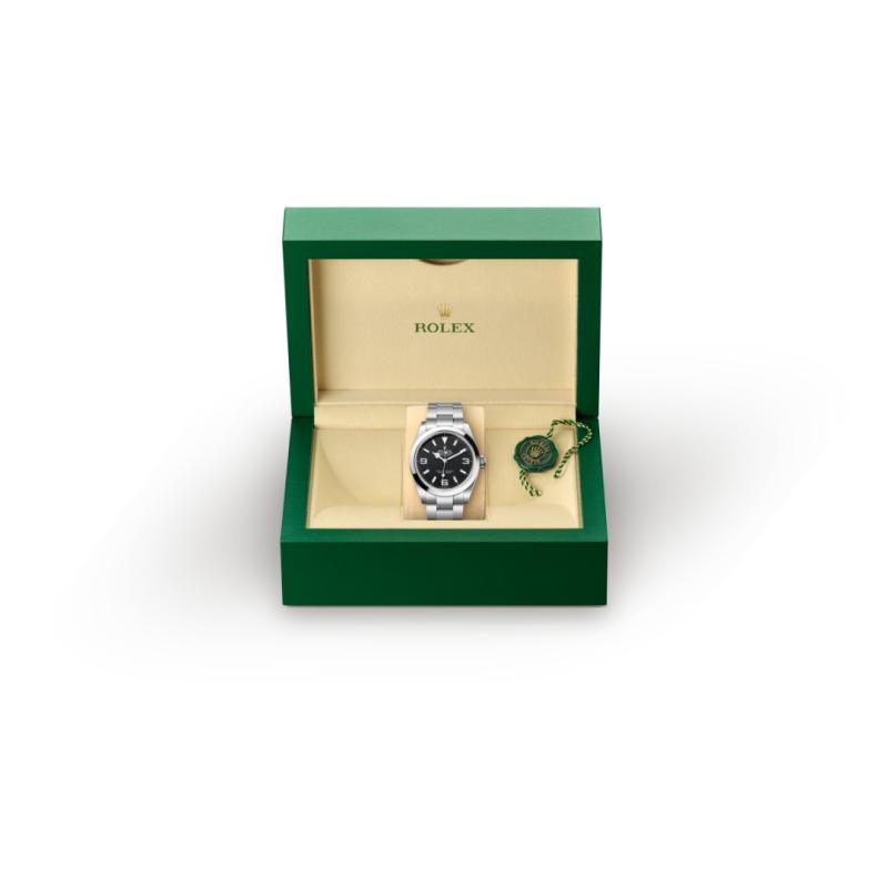Rolex Explorer 40 M224270-0001 in Rolex box