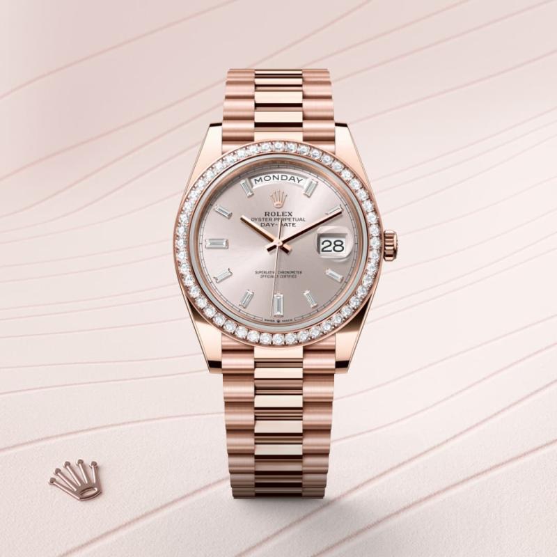 Rolex Day-Date M228345RBR-0007 front facing