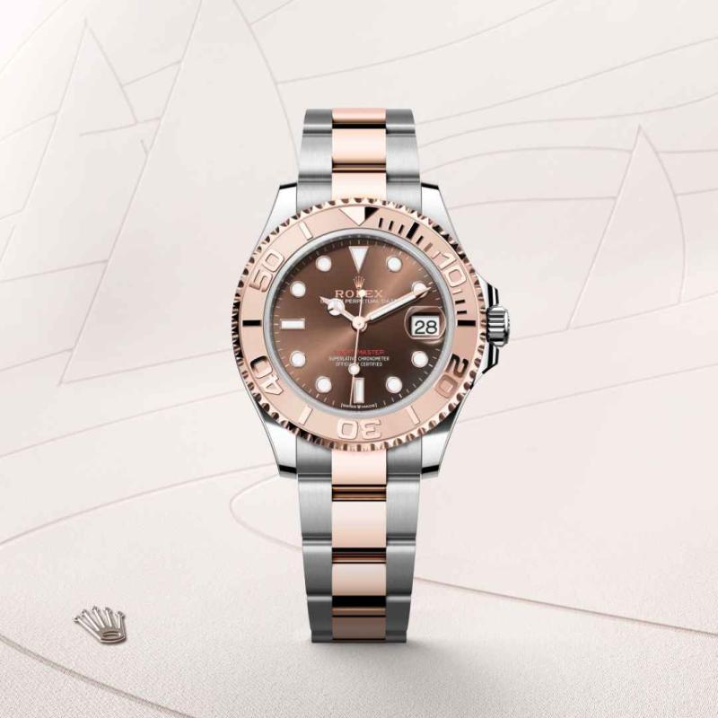 Rolex Yacht-Master 37 M268621-0003  watch front facing