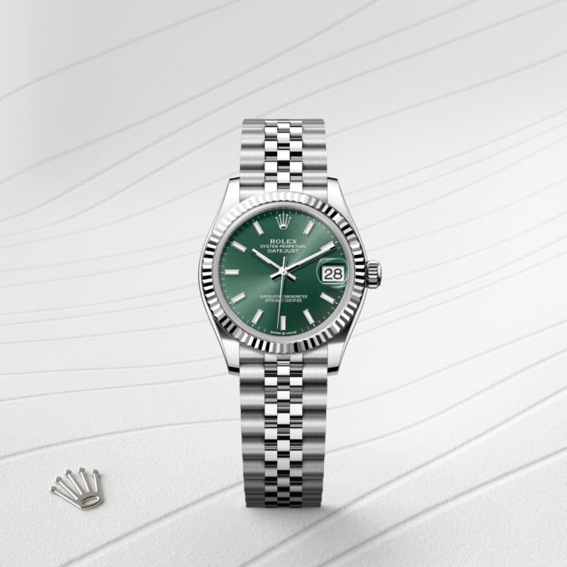 Rolex Datejust 31 M278274-0018 watch front facing
