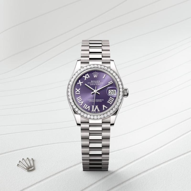 Rolex Datejust 31 M278289RBR-0019 watch front facing