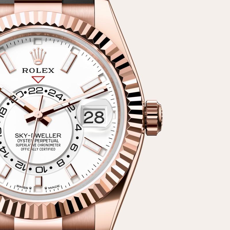 Rolex Sky-Dweller M336235-0003 with Superlative Certified tag