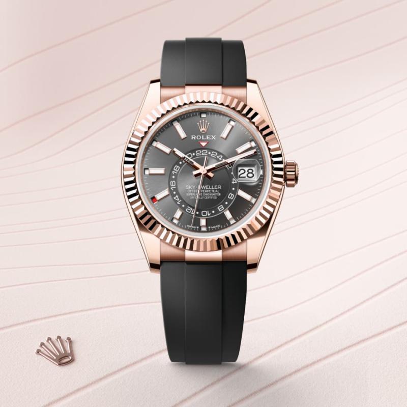 Rolex Sky-Dweller M336235-0004 watch front facing
