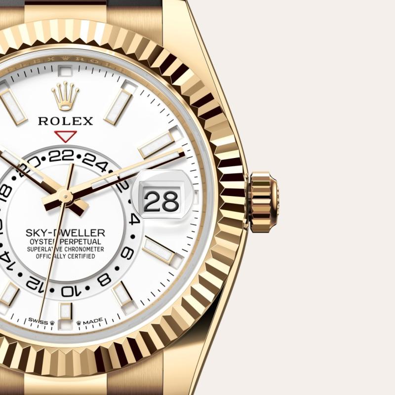 Rolex Sky-Dweller M336238-0003 with Superlative Certified tag