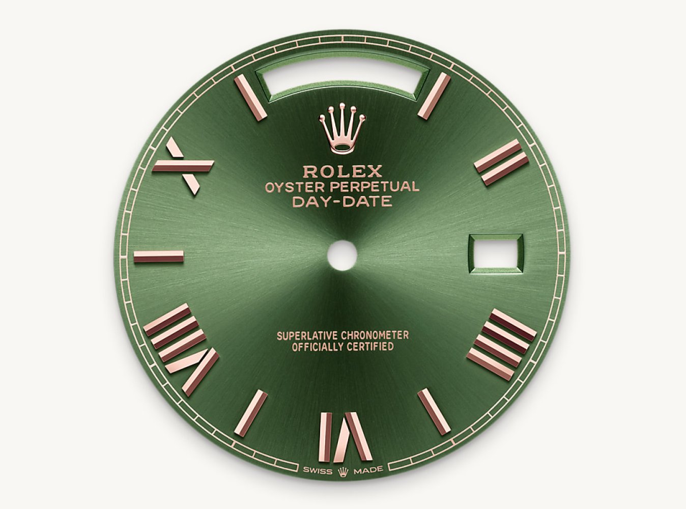 Rolex Day-Date M228345RBR0011 Olive-Green Dial