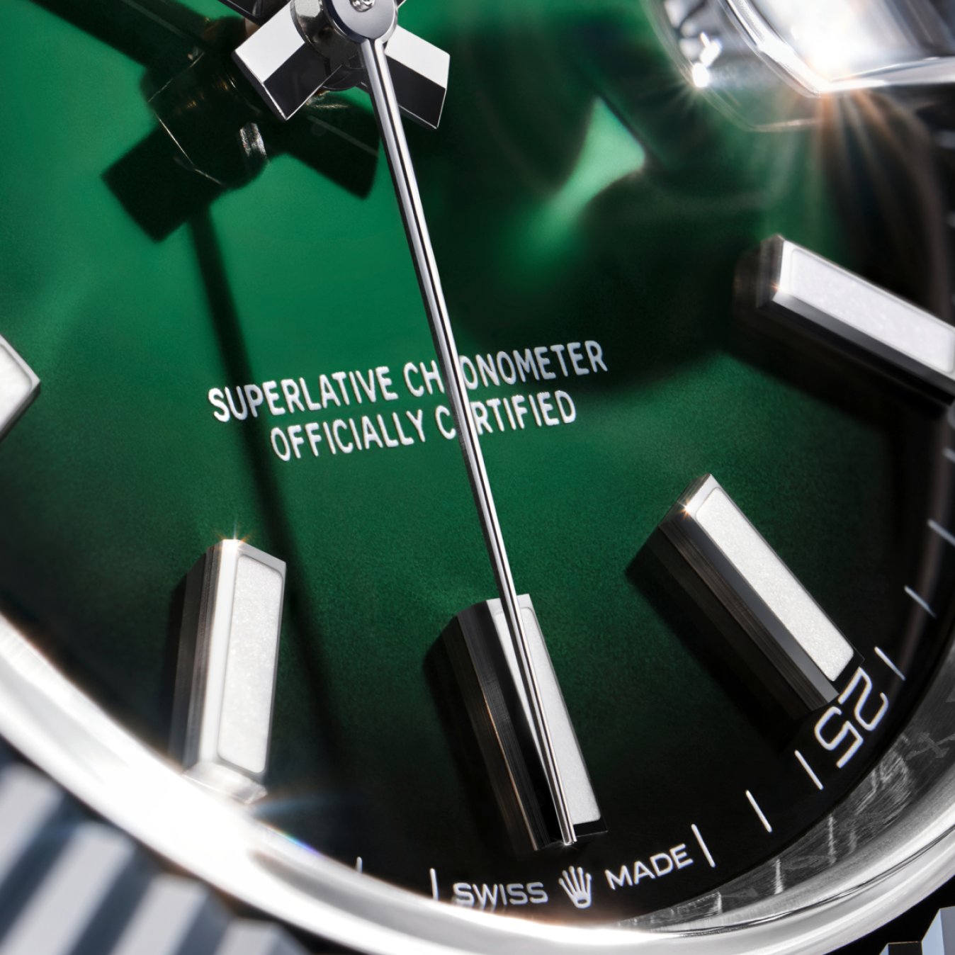 Close up of the new Datejust 41 watch
