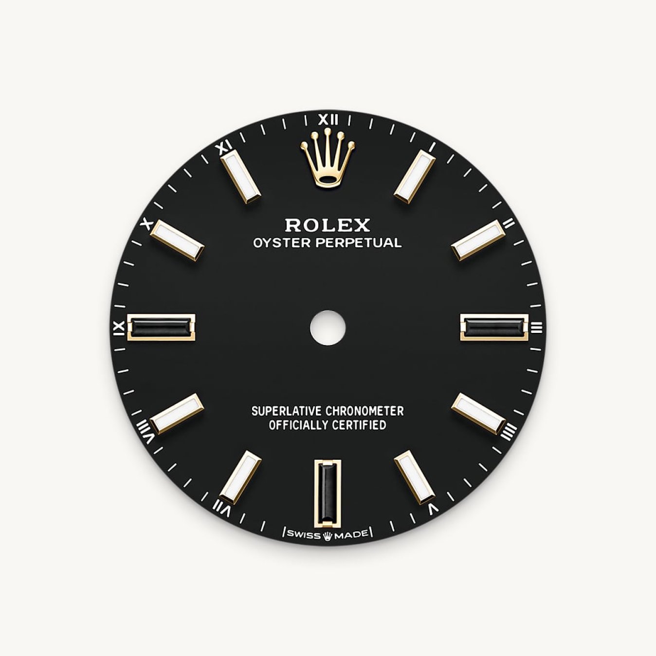 Rolex M124208-0001 Black Dial