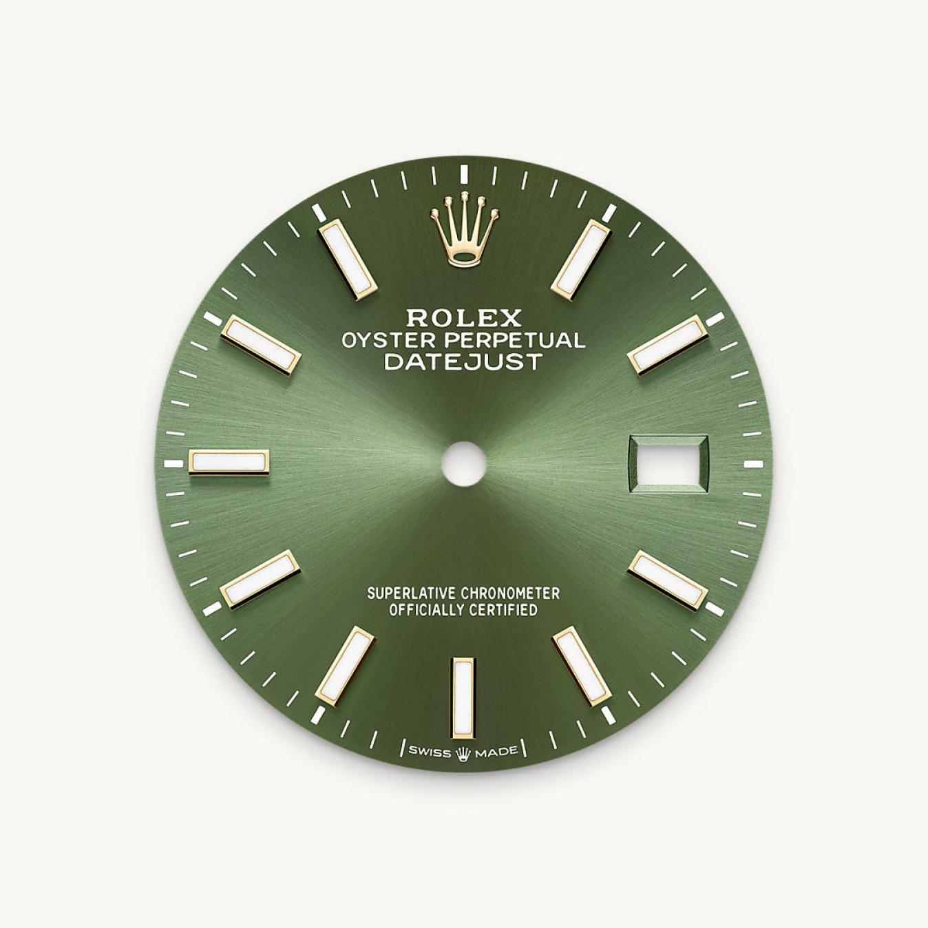 Rolex M126203-0058 Olive Green Dial
