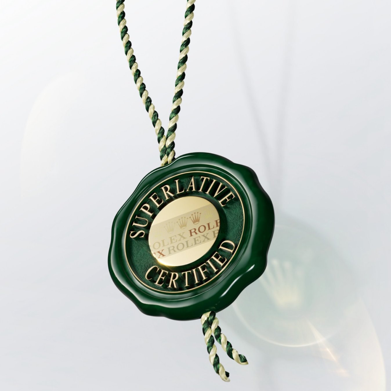 Rolex Superlatvie Chronometer Green Seal Tag