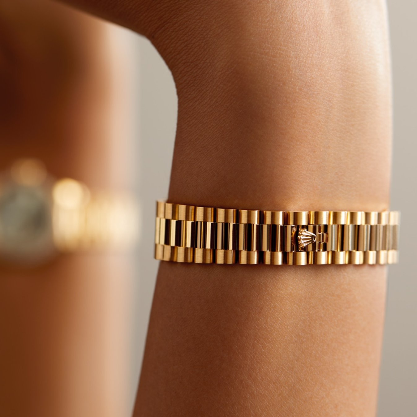 Rolex Lady-Datejust in 18 ct Yellow Gold with Jubilee Bracelet