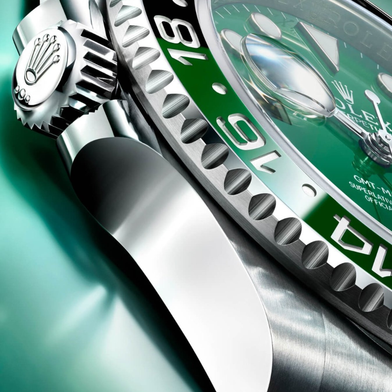 Portrait view of the new GMT-Master II 2025 model