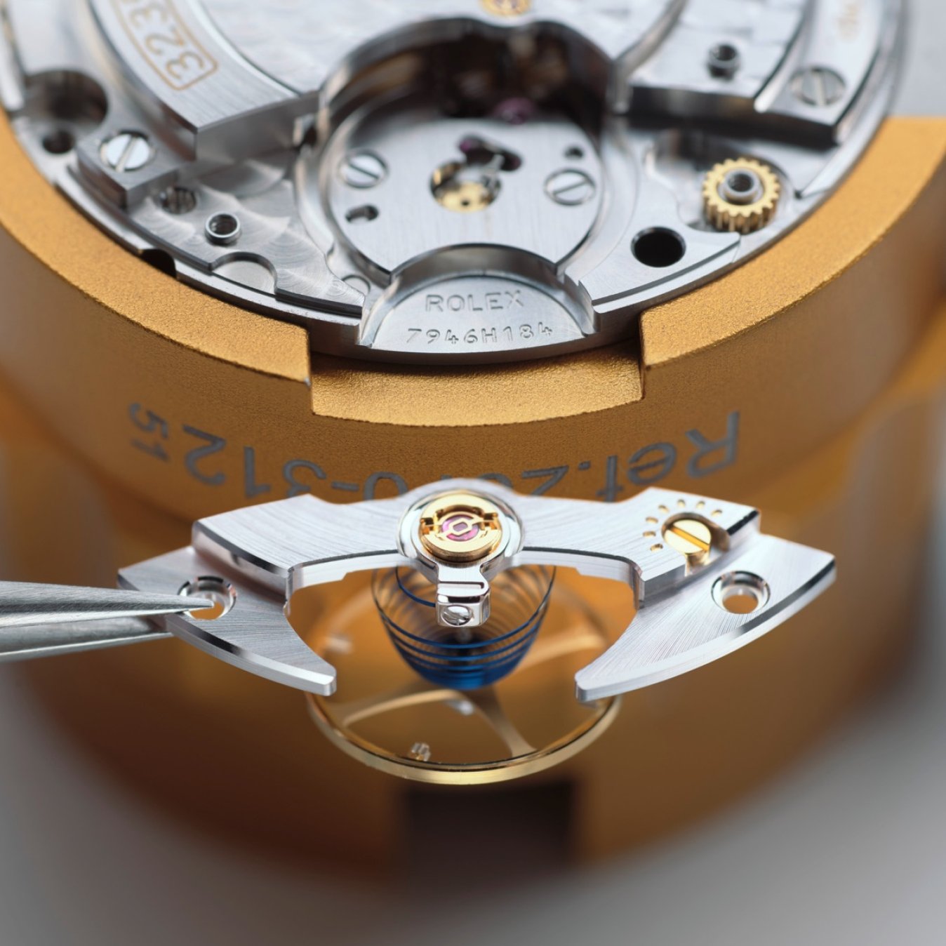 Details of the movement that sits within the Rolex Watches