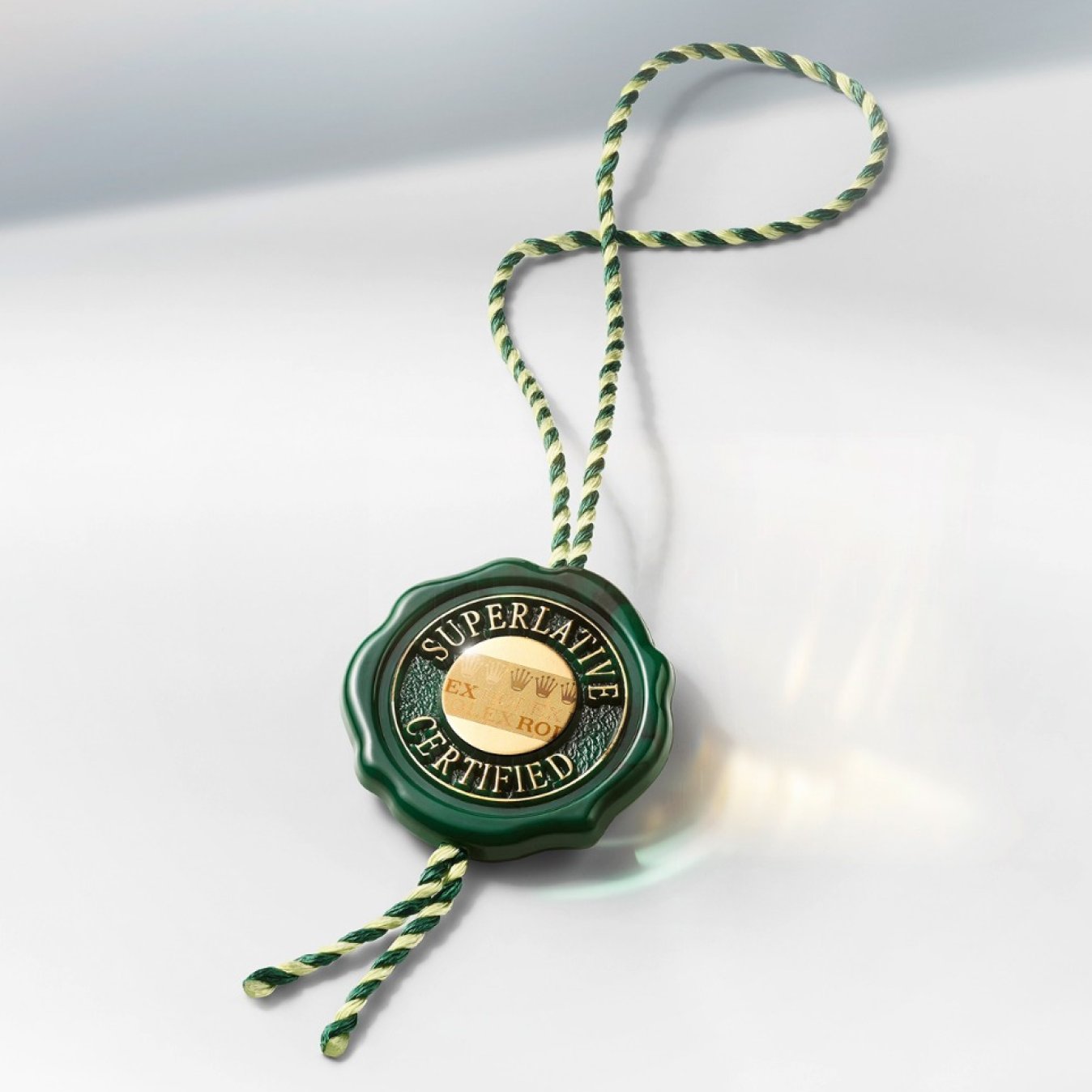 Rolex Superlatvie Chronometer Green Seal Tag