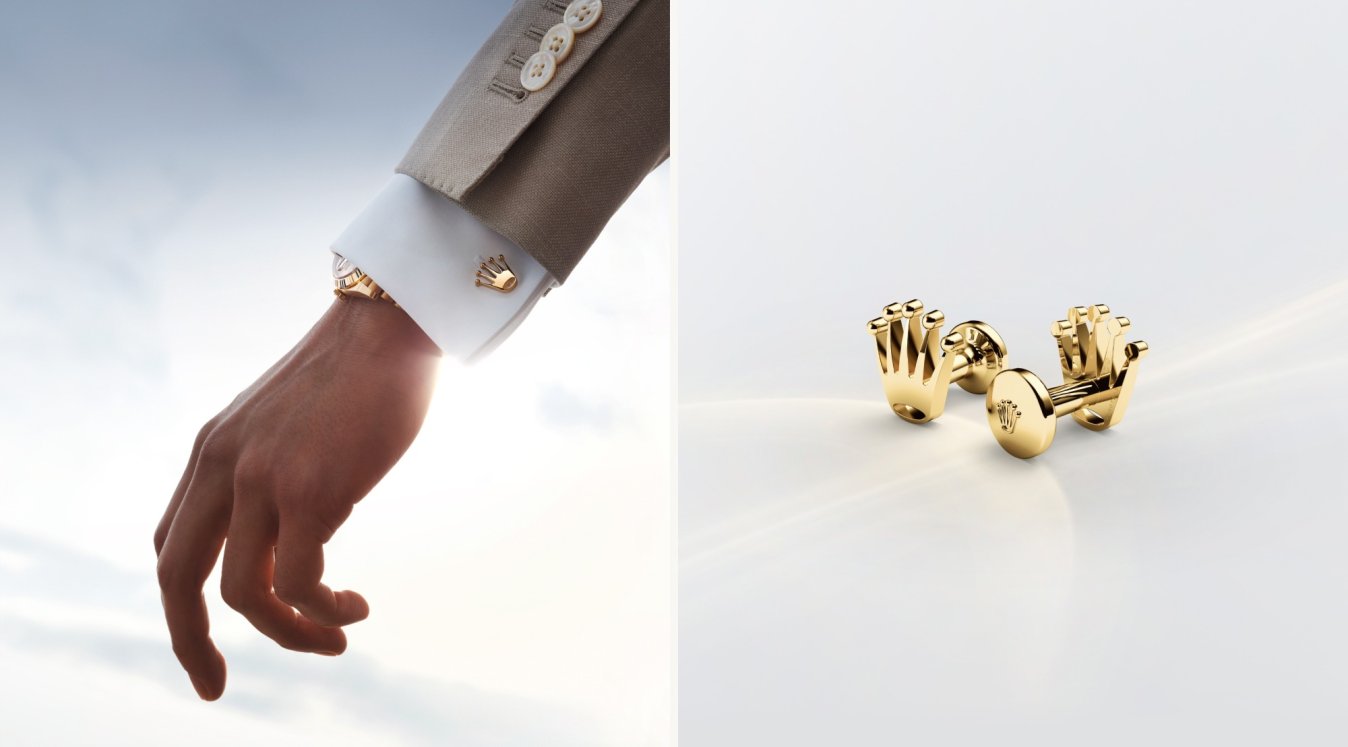 Rolex accessories 'Crown' cufflinks
