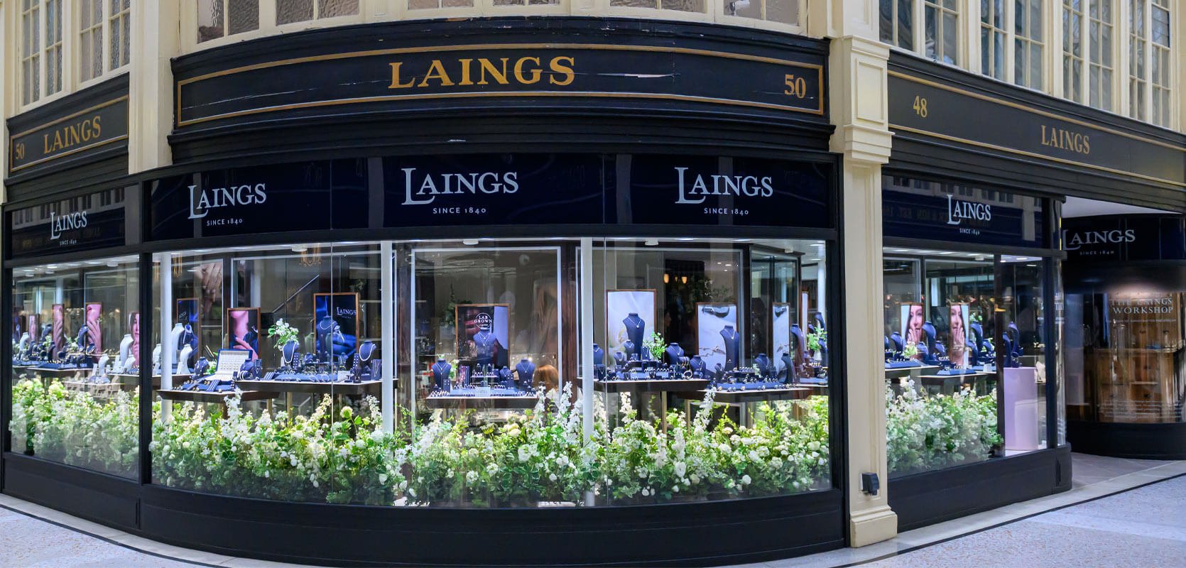 Argyll Arcade jewelley workshop shop front 