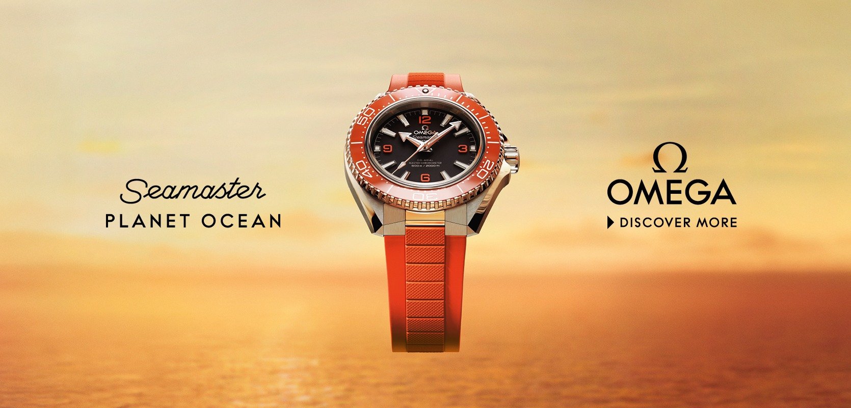 An OMEGA Master Co-Axial 8750 movement, beside a larger drawing and an OMEGA branded loupe.