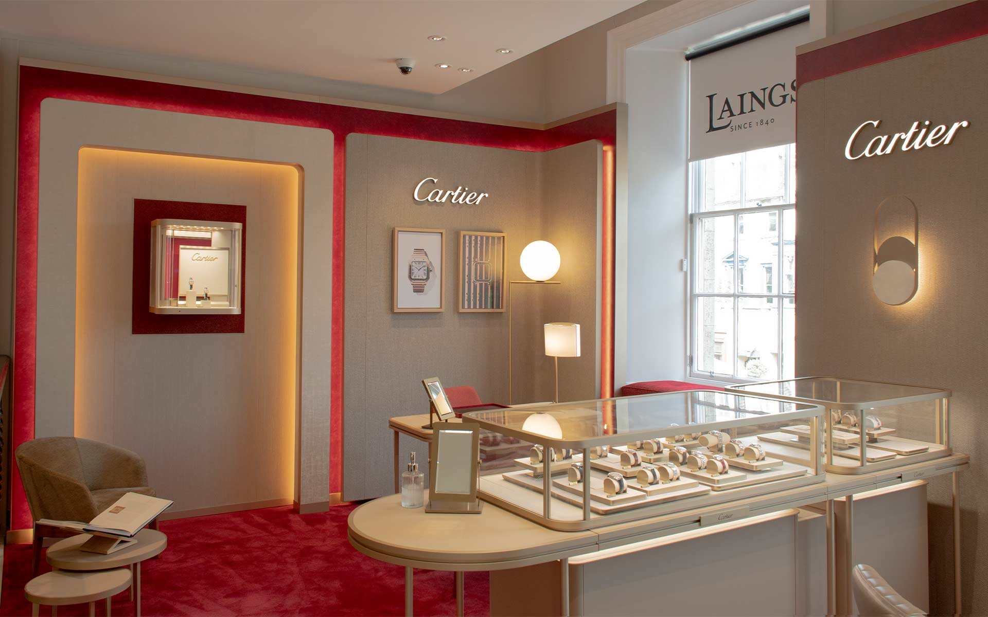 Cartier 2024 Showcase in Laings Edinburgh