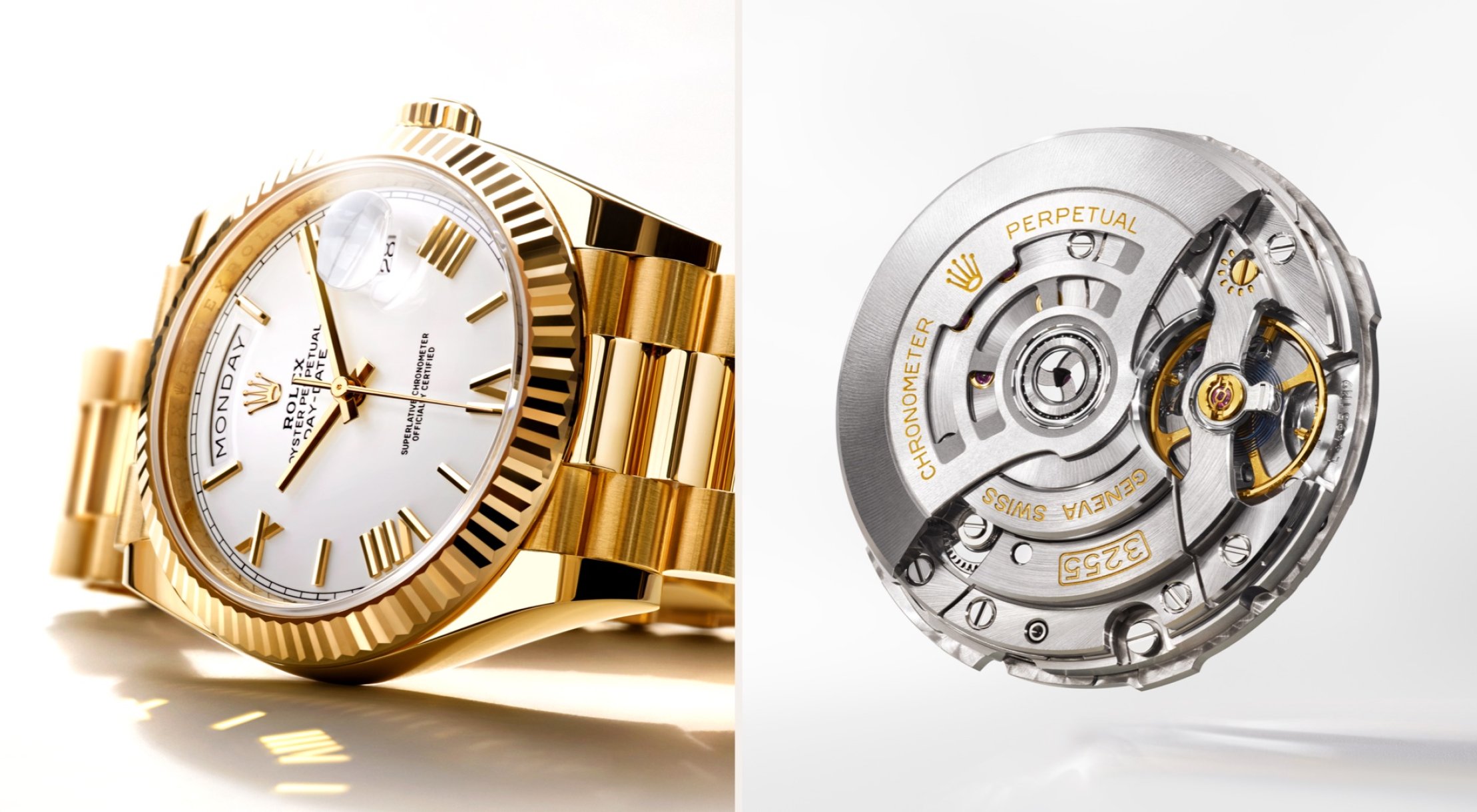 Rolex Day-Date Watches and Rolex Manufacture Calibre