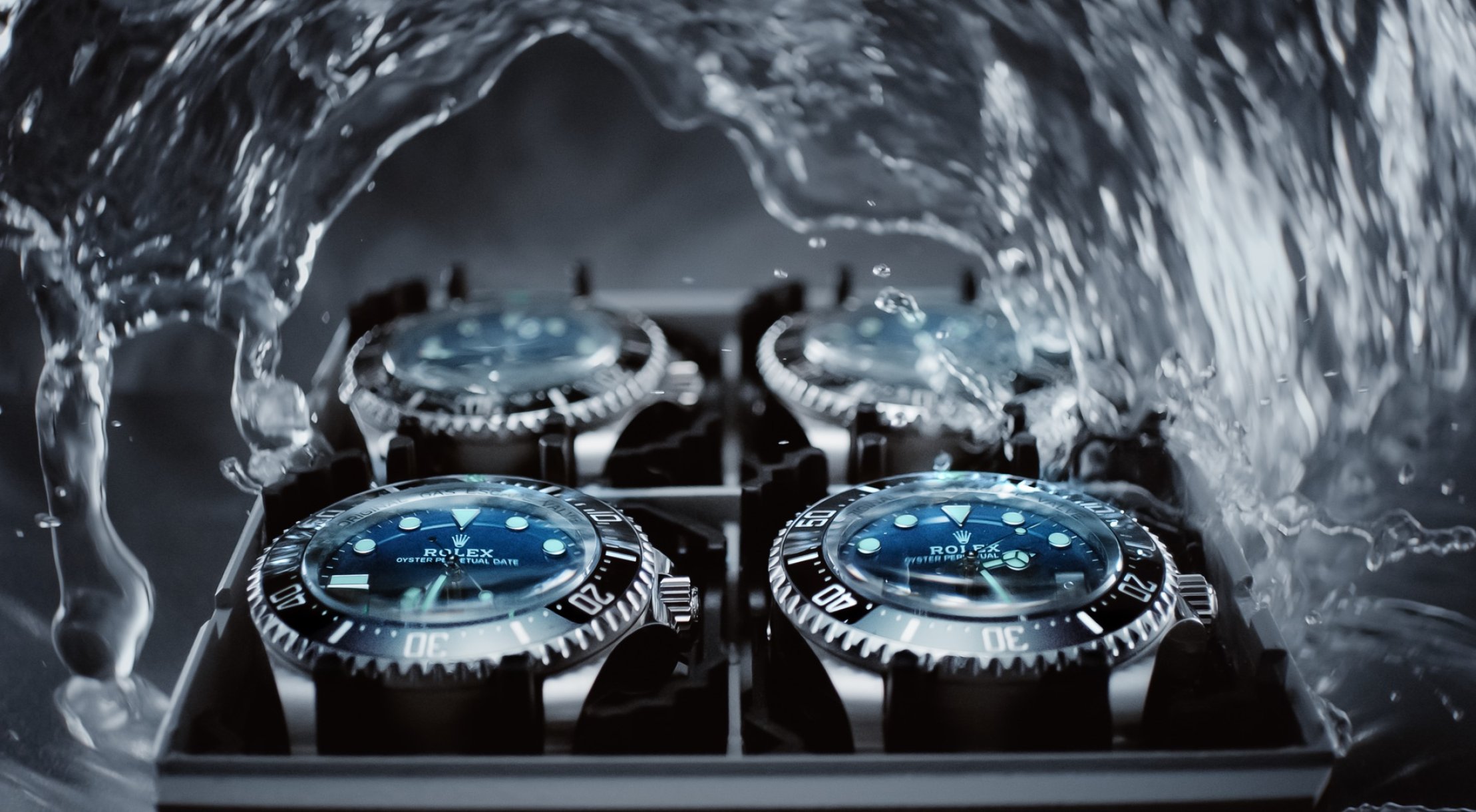 Rolex Deepsea Watches Water Submersed