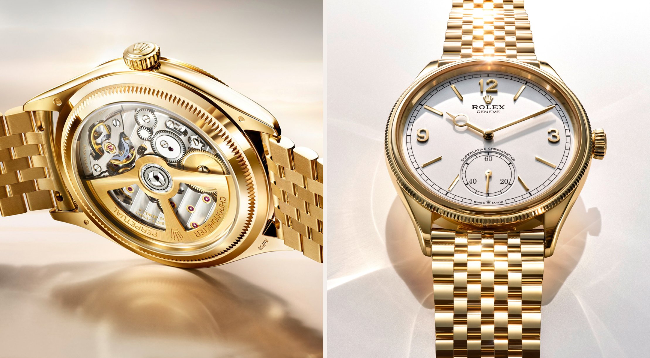 Rolex Perpetual 1908 Watches in 18 ct Yellow Gold