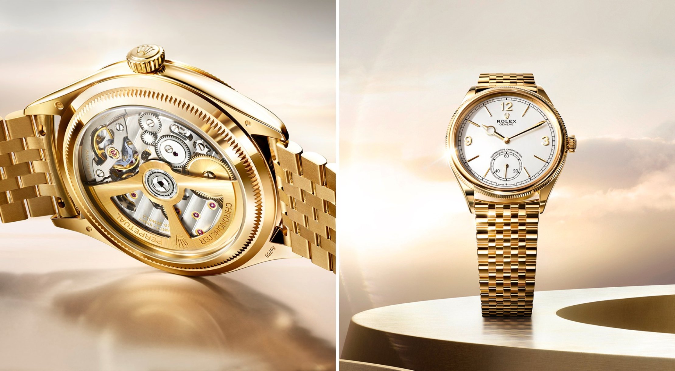 Rolex Perpetual 1908 Watches in 18 ct Yellow Gold
